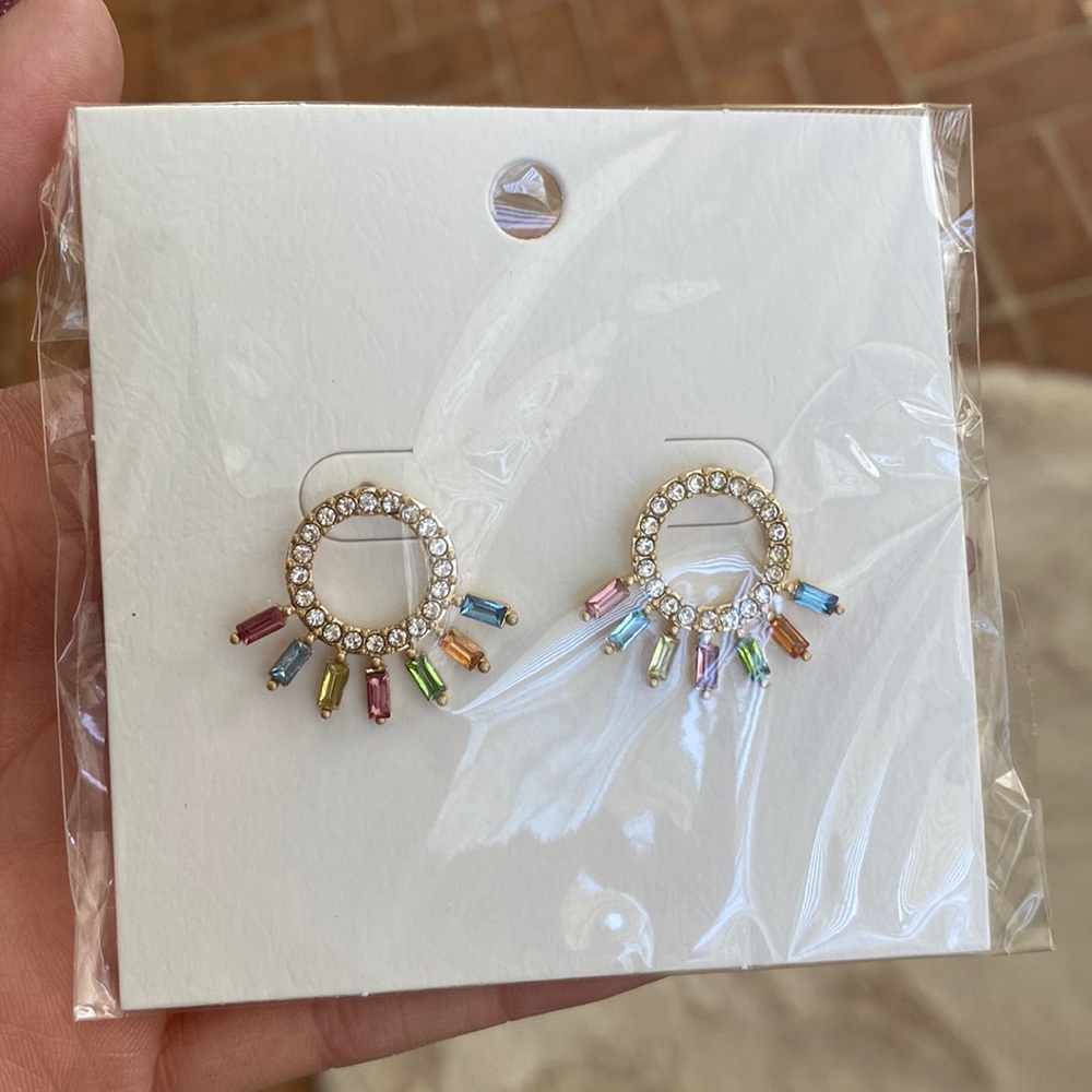Small colorful earrings